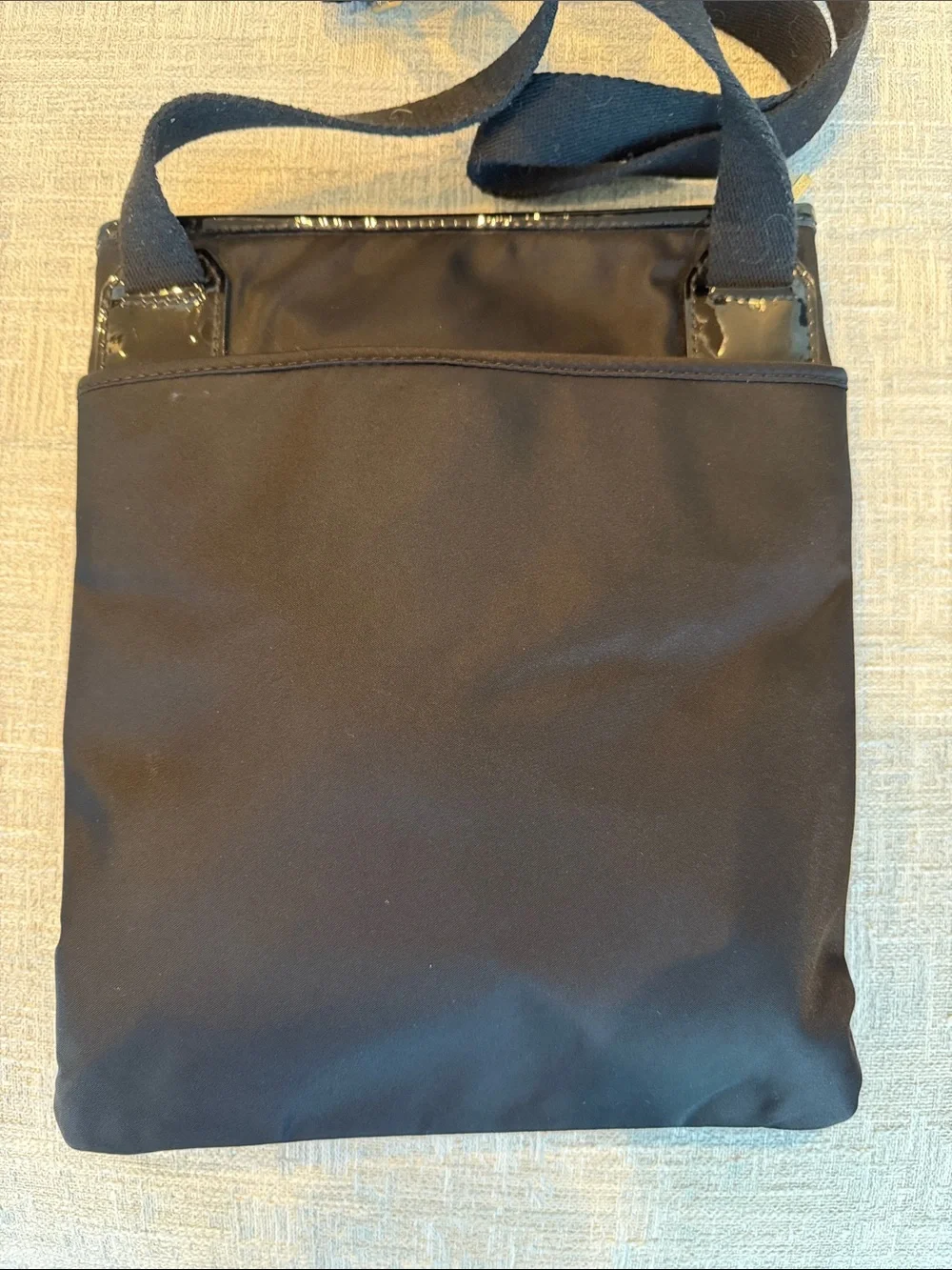 Tory Burch Ella Nylon Swingpack Crossbody Black